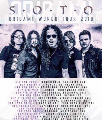 SOTO – Estrenan un vídeo para el tema “Torn”; ¡De gira por Europa!