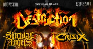 DESTRUCTION: ¡presentamos las fechas de la gira con SUICIDAL ANGELS y CRISIX!