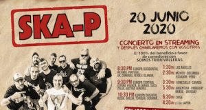 SKA-P darán un concierto solidario en streaming el 20 de junio