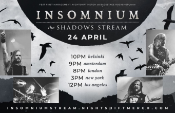 INSOMNIUM anuncia ‘The Shadows Stream’ concierto en directo pago por visión: Niilo Sevänen nos habla de ello.