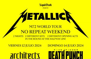 ¡Metallica anuncian 2 fechas en Madrid!
