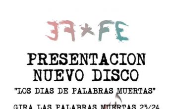 EFFE presenta su nuevo álbum «Los días de palabras muertas»